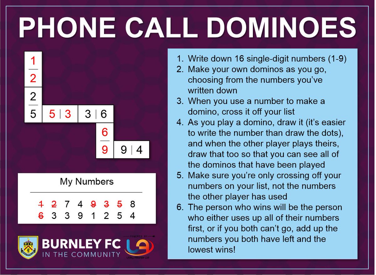 🎲 We’ve even created games to play over the phone so our participants are not missing out on their weekly dominoes fix! 

See if you can have a go 👇

#LonelinessAwarenessWeek
