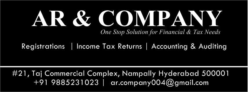 ARCompany6's tweet photo. one stop solution for all tax needs we provide all financial and tax need like income tax property tax gst return gst registration For details Contact 9885231023 | 8886339900 https://t.co/tbFaHACJfU