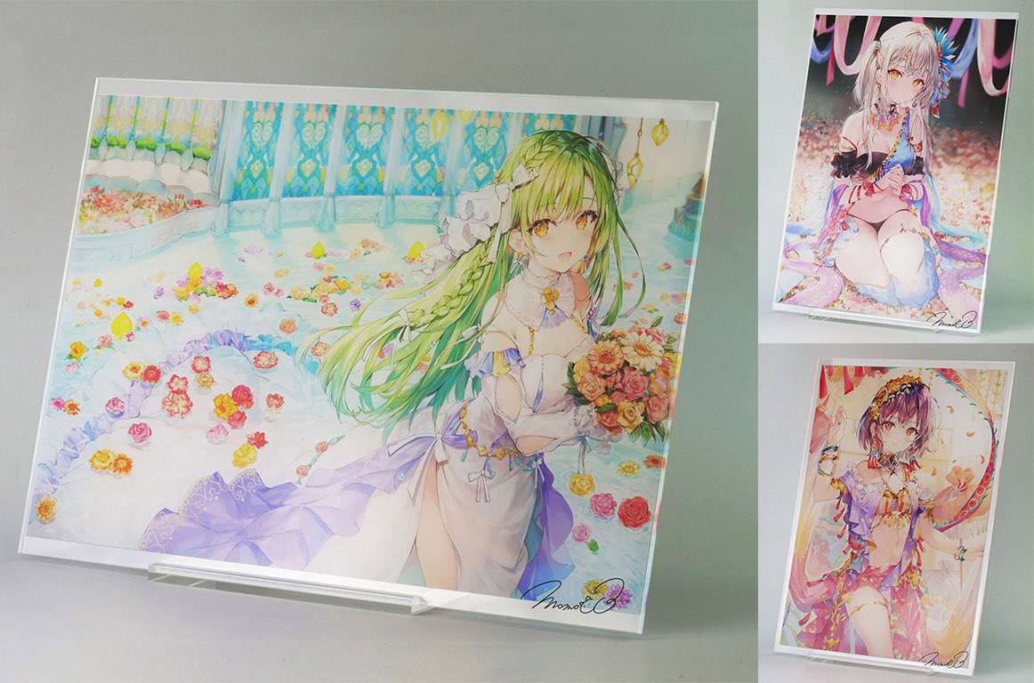 アクリルアートボードが18時から予約開始されています。先着順とのこと