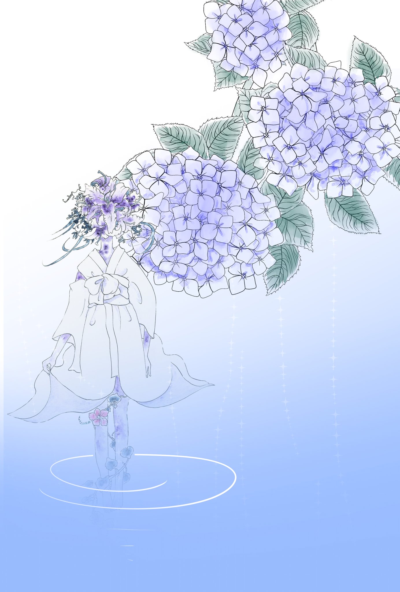 紫陽花イラスト Twitter Search Twitter