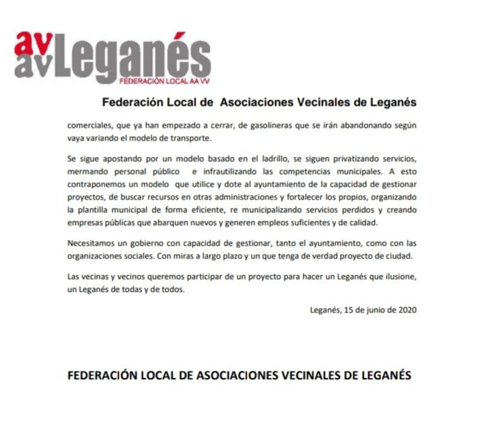 Hay que mejorar #Leganés para mejorar la vida de las vecinas y vecinos
