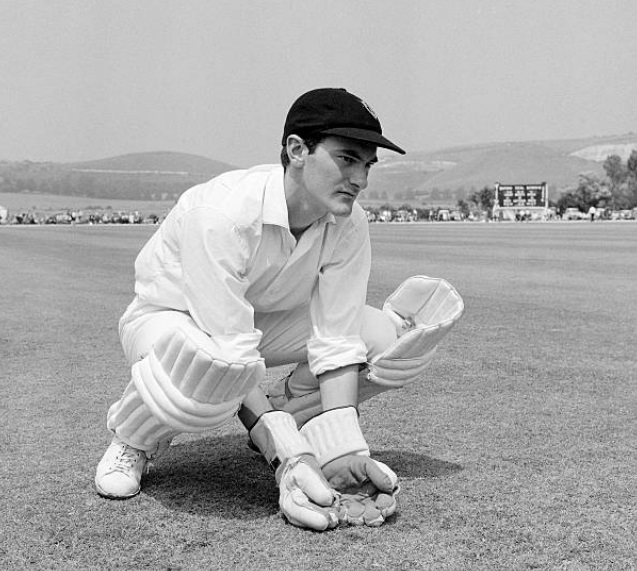 PictureSporting's tweet image. Alan Knott, 18, pictured before making his debut for @KentCricket  against Cambridge University at Folkestone on 27th June 1964.  Batting at No.9 he scored 4* and 9* and held two catches. He made his County Championship debut four days later