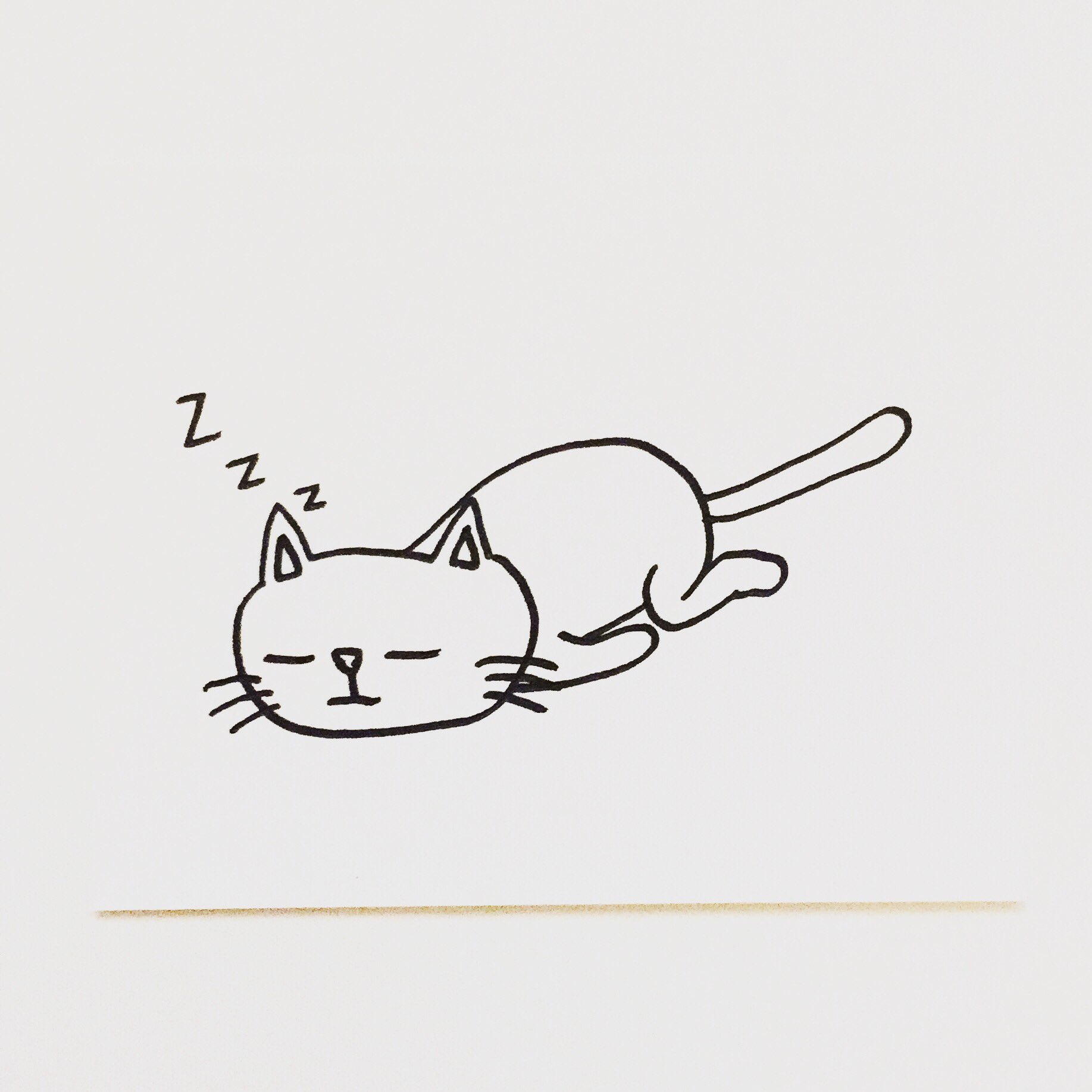 肌子 Al Twitter 今日のイラストはコレ ｪ 変な寝方で寝ている猫 イラスト 猫 ネコ ねこ オリジナル ペン画 アナログ画 絵 猫の絵 白黒猫 白猫 T Co 6yb2nthwlw Twitter