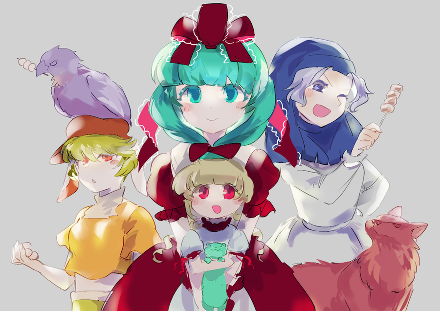 雲居一輪 ,鈴瑚(東方プロジェクト) 「ドン 」|茶丸九のイラスト