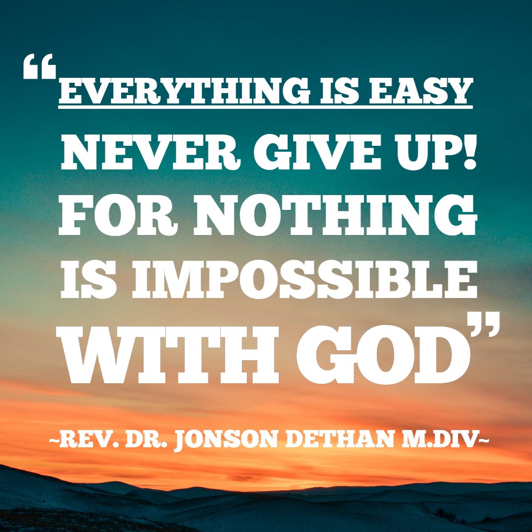 Quote of the day!
#everythingiseasy #nevergiveup #nothingisimpossiblewithgod