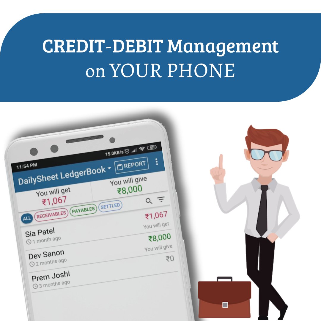 byteslabtech's tweet image. Make credit-debit entries, keep track of cash flow, create custom reports &amp;amp; more with the DailySheet Ledgerbook. It streamlines all the financial tasks. 💯

#ledgerbook #income #expense #businesses #smallbusiness #businessowners #financemanagement #businesstracker #businesspeople