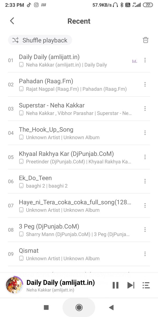 Prerna98765's tweet image. My Day Starts With @Riyazaly_ Songs &amp;amp; Ends With His songs only❤❤❤ Beautiful , amazing  &amp;amp; such a melodious voice @iAmNehaKakkar mam &amp;amp; @TonyKakkar Sir ❤❤
Loved #DailyDaily #Superstar #pahadan #GoaValleBeech #YaariHai #DheemeDheeme  Alot🥰🥰🥰 
Loved #khyaalrakhyakar ❤