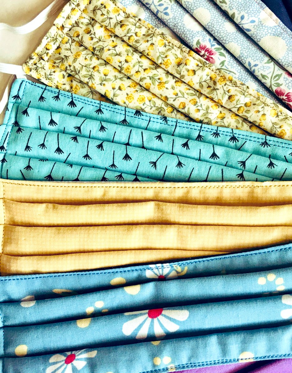Now stocking face masks &amp; covers in the prettiest of prints 😷🌸🦋 etsy.com/shop/featherst… #StaySafe #facemask #WearAMask #facecovering