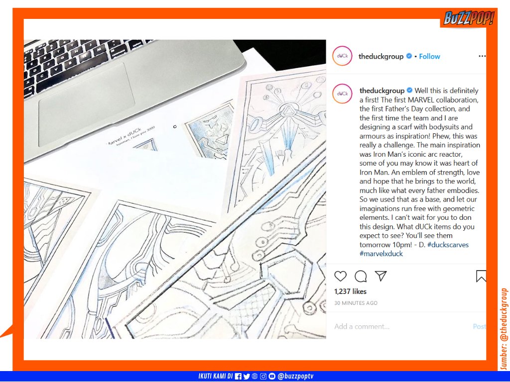 buzzpoptv's tweet image. #TriviaFilem - Tahukah anda bahawa sempena Hari Bapa tahun ini, @ThedUCkGroup dan @Marvel berkolaborasi untuk menghasilkan sebuah produk eksklusif dUCk edisi terhad?

Apakah produk itu? Nantikan pendedahan rasmi dUCk pada hari Rabu, 17 Jun 2020, 10:00pm nanti!

#marvelxduck