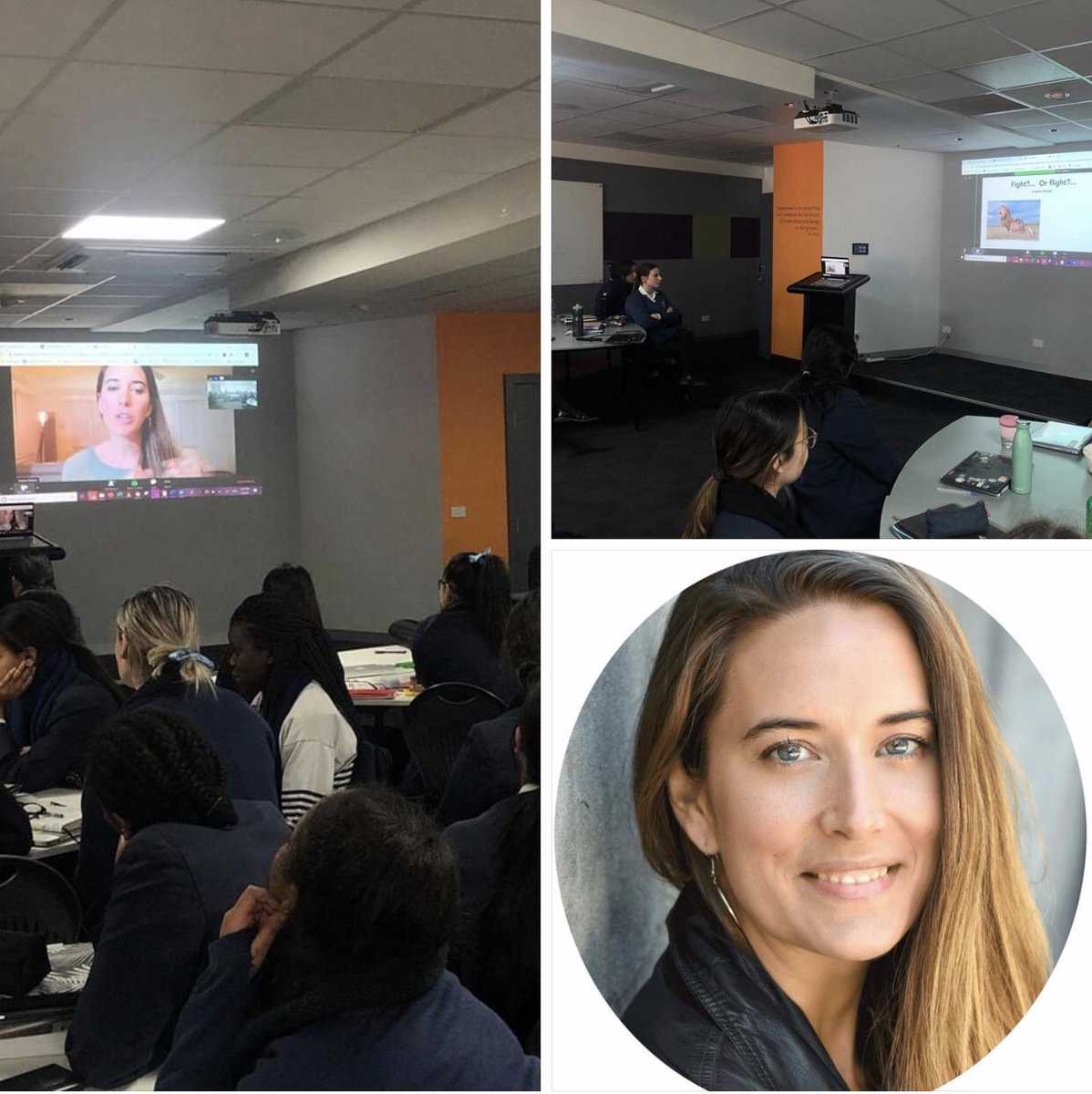 AloysiusNorth's tweet photo. Our Year 12 students were recently joined via Zoom from the USA by Dr Hayley Watson. 
Psychologist Dr. Hayley Watson discussed  the topic of self-belief with a focus on developing tools and strategies to assist the girls in giving their best to the remainder of this year. #Year12 https://t.co/bbhb6j28nb