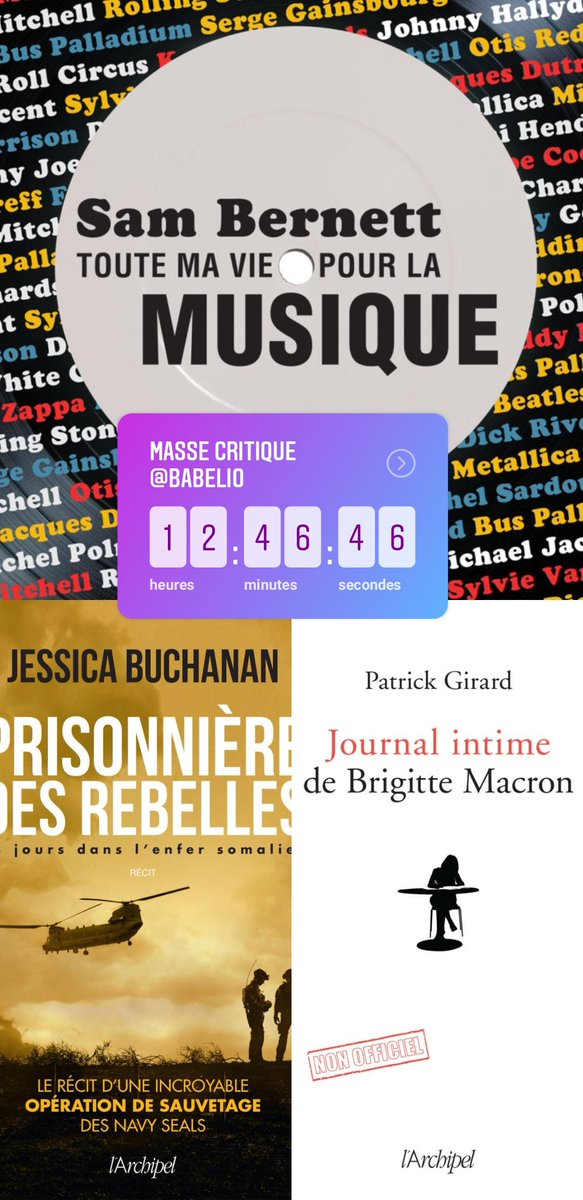 Ed_Archipel's tweet photo. Masse Critique Babelio demain avec 3 titres de l'archipel ! #massecritique @Babelio #sambernett #brigittemacron #jessicabuchanan #babelio https://t.co/3aZujHmqMU