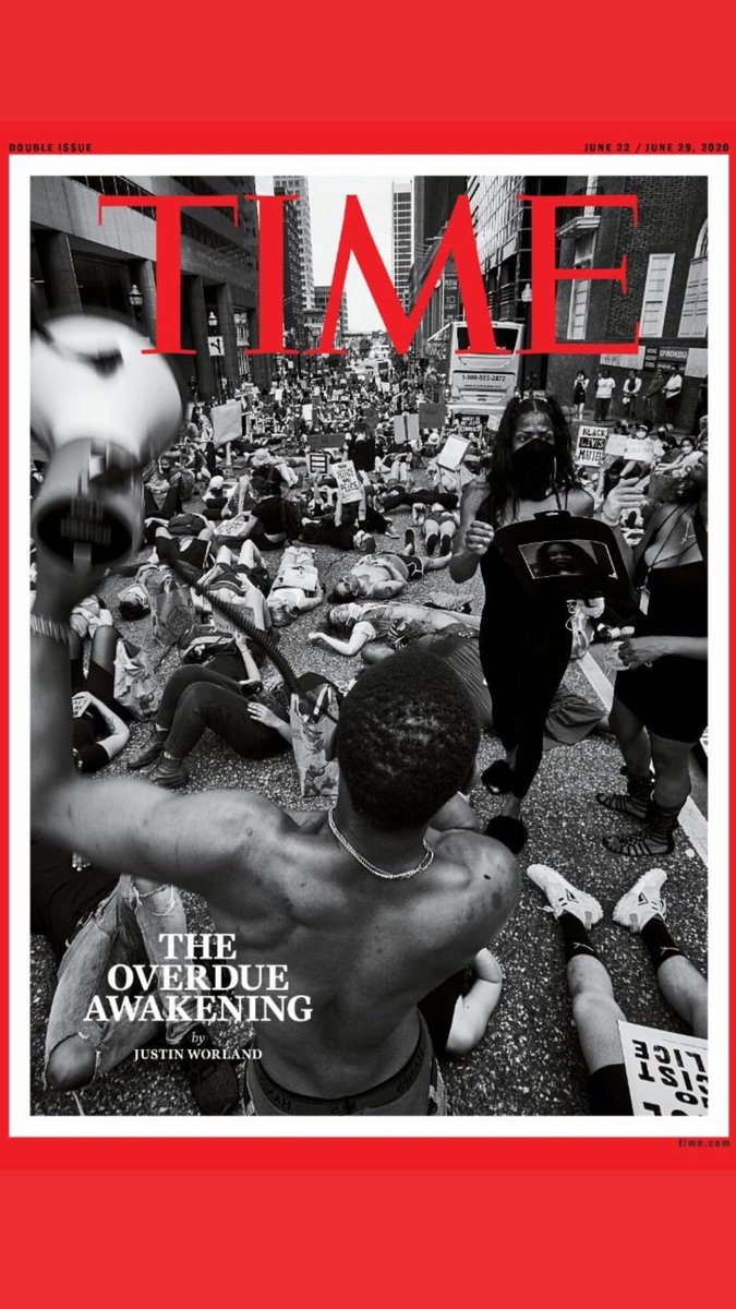 TIME Magazine: The Overdue Awakening by Justin Worland | via  @candicepatton instagram story Shared 6.11.2020