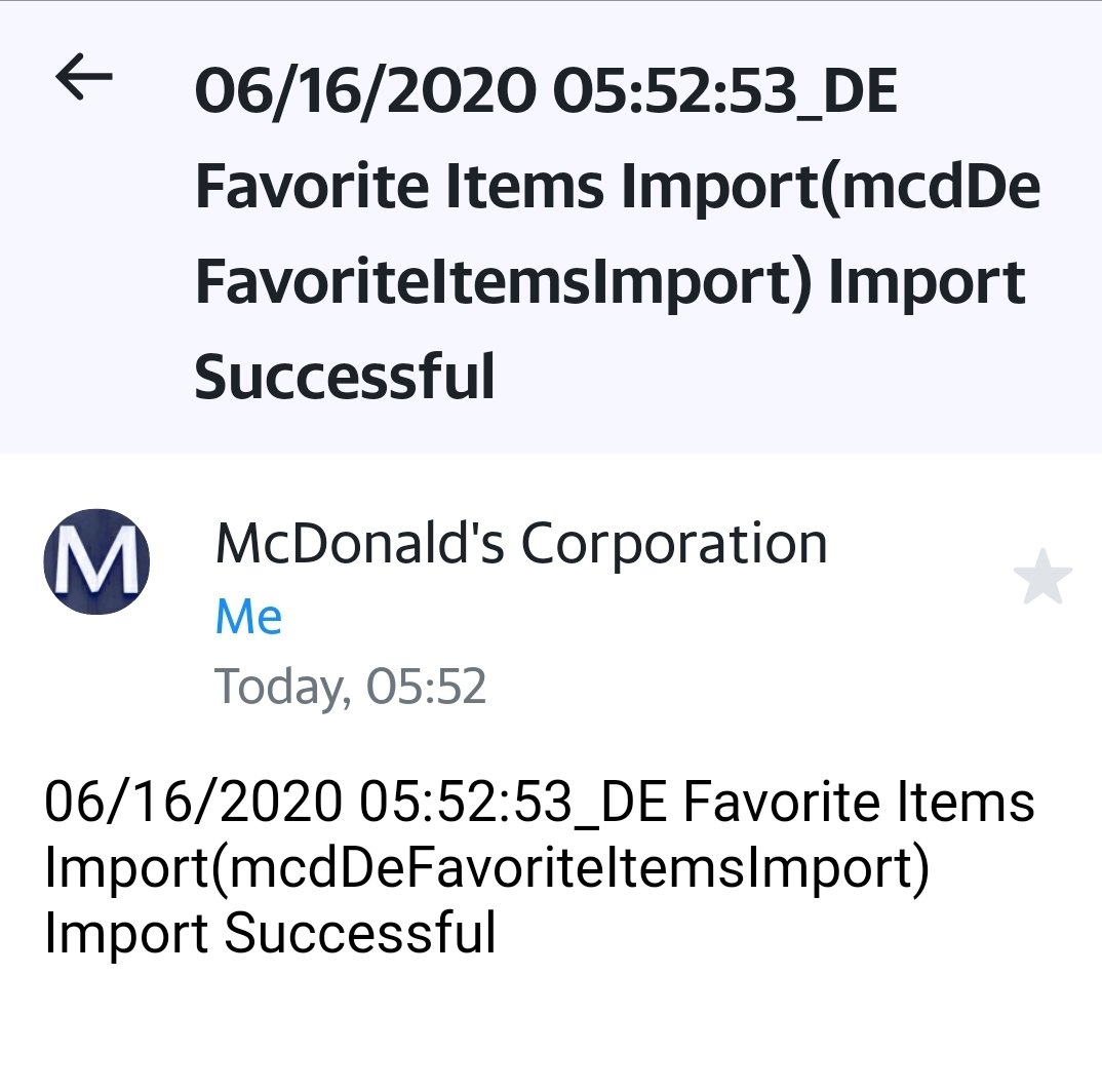 fairycupcakeuk's tweet photo. Hmmmmm, @McDonalds woken for to these 2 emails? You been hacked? Spammed? Anyone else had these? #McDonalds #mcdonaldsuk #twoemails https://t.co/eVFDuyay6e