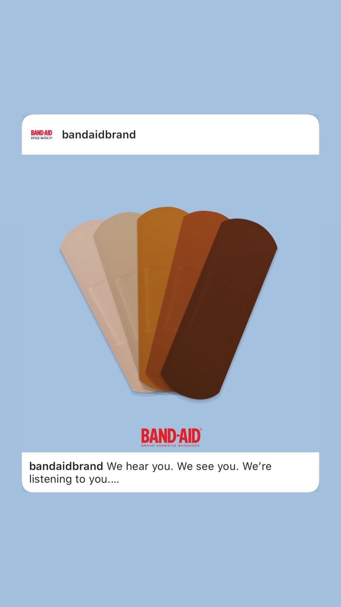 Bandaids For Everyone | via  @candicepatton instagram story Shared 6.12.2020