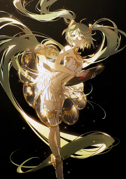 落書き #女の子 #VOCALOID #初音ミク #初音ミクシンフォニー #蓄音機ミク #落書き https://t.co/TXdPO7J9sI 