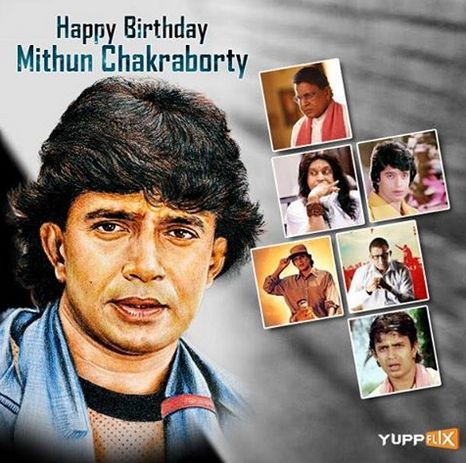 Happy birthday Mithun chakraborty . 
