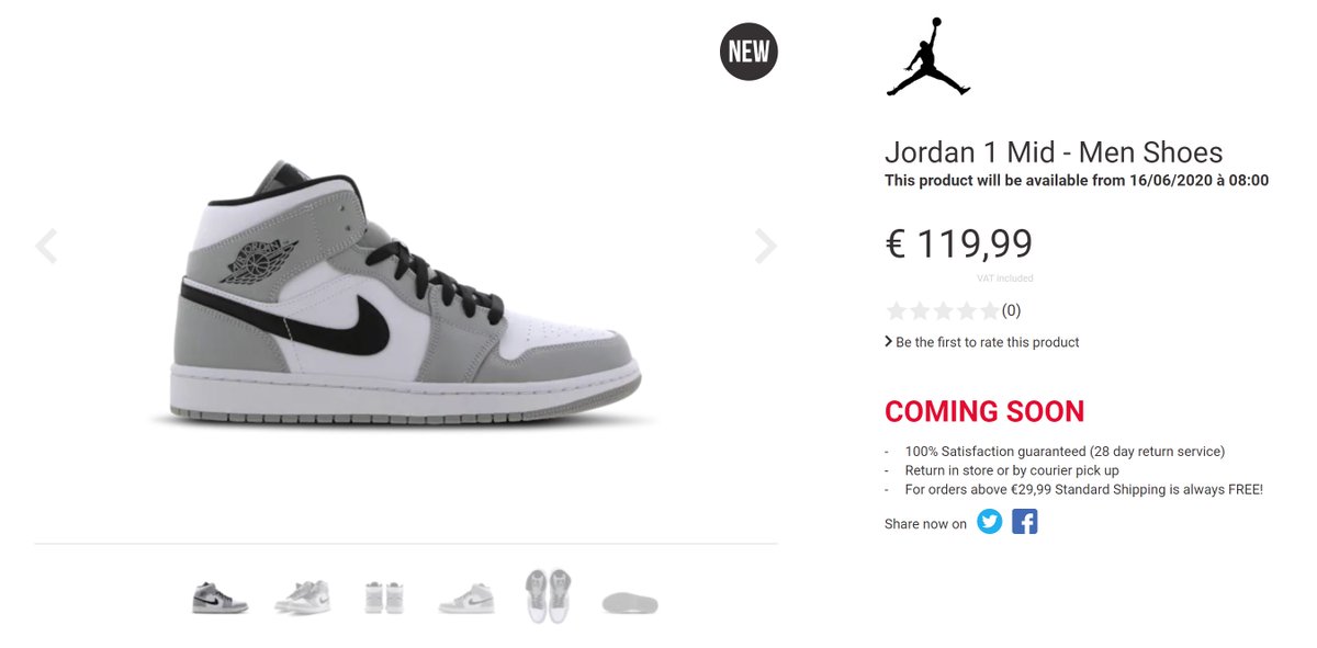 jordan 1 mid smoke grey footlocker