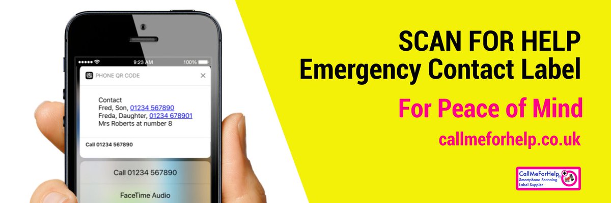 CallMeForHelpUK's tweet image. #TuesdayMorning
I have taken 3 years to design a safe way for the emergency services to contact loved ones in a crisis. Please take a look, share and follow me. Thank you.
callmeforhelp.co.uk
#TuesdayMorning