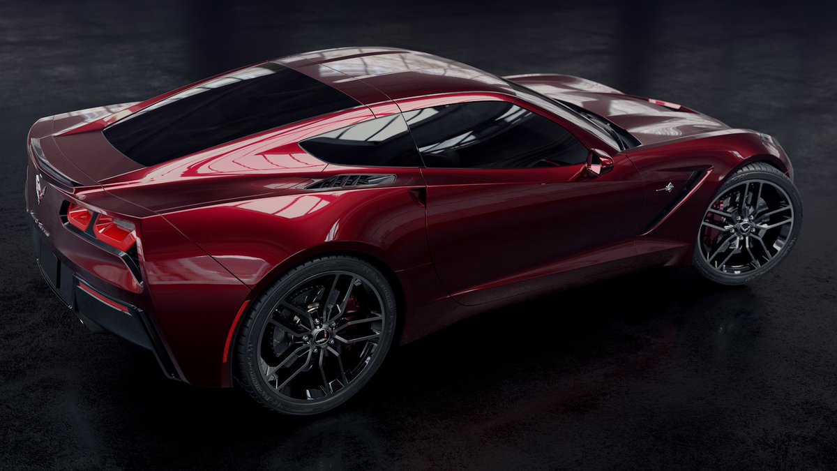 Horusvision02's tweet photo. Finaly my #3d #corvette is ready .made with @blender_org  #3dart #3dcar @Corvette72us https://t.co/GsdFdNwURY