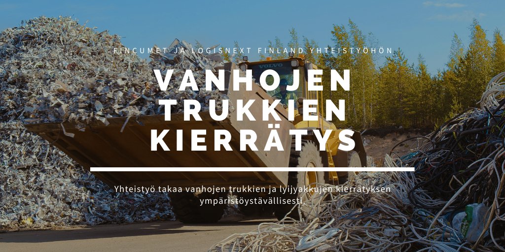 Logisnext_FIN's tweet photo. Logisnext Finland Oy ja Fincumet Oy ovat allekirjoittaneet ainutlaatuisen sopimuksen trukkien ja lyijyakkujen kierrätysyhteistyöstä.
https://t.co/3oyj1FSpDg
#elinkaariajattelu #trukit #fincumet #logisnextfinland #rocla #kiertotalous https://t.co/FfOjYadt3g