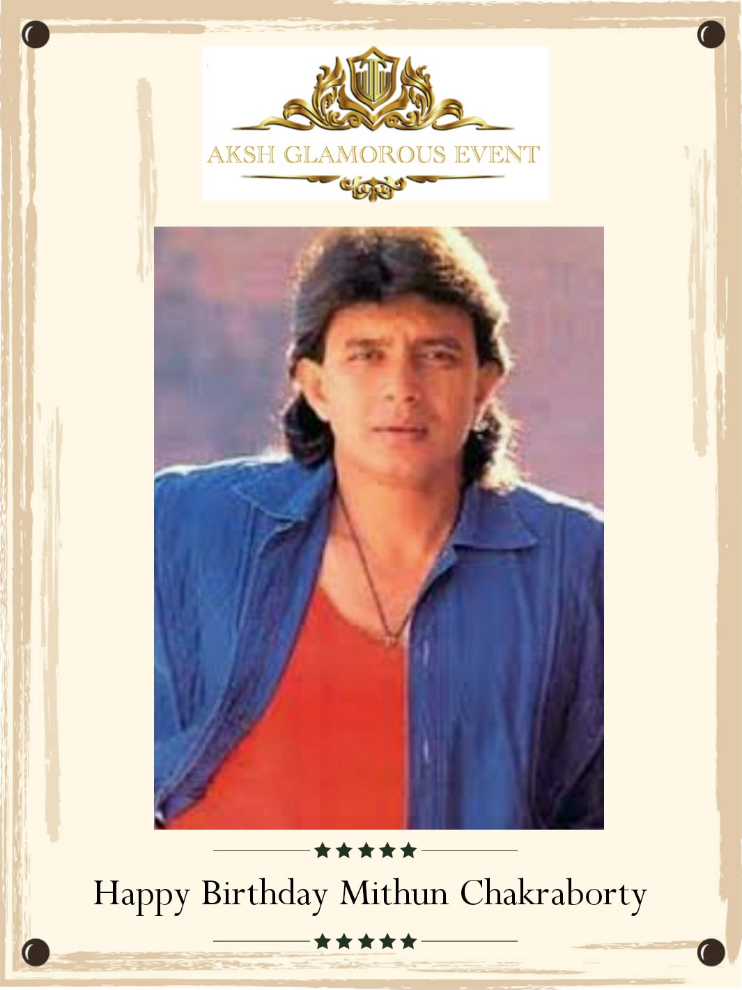 Happy Birthday Mithun Chakraborty Dada . 