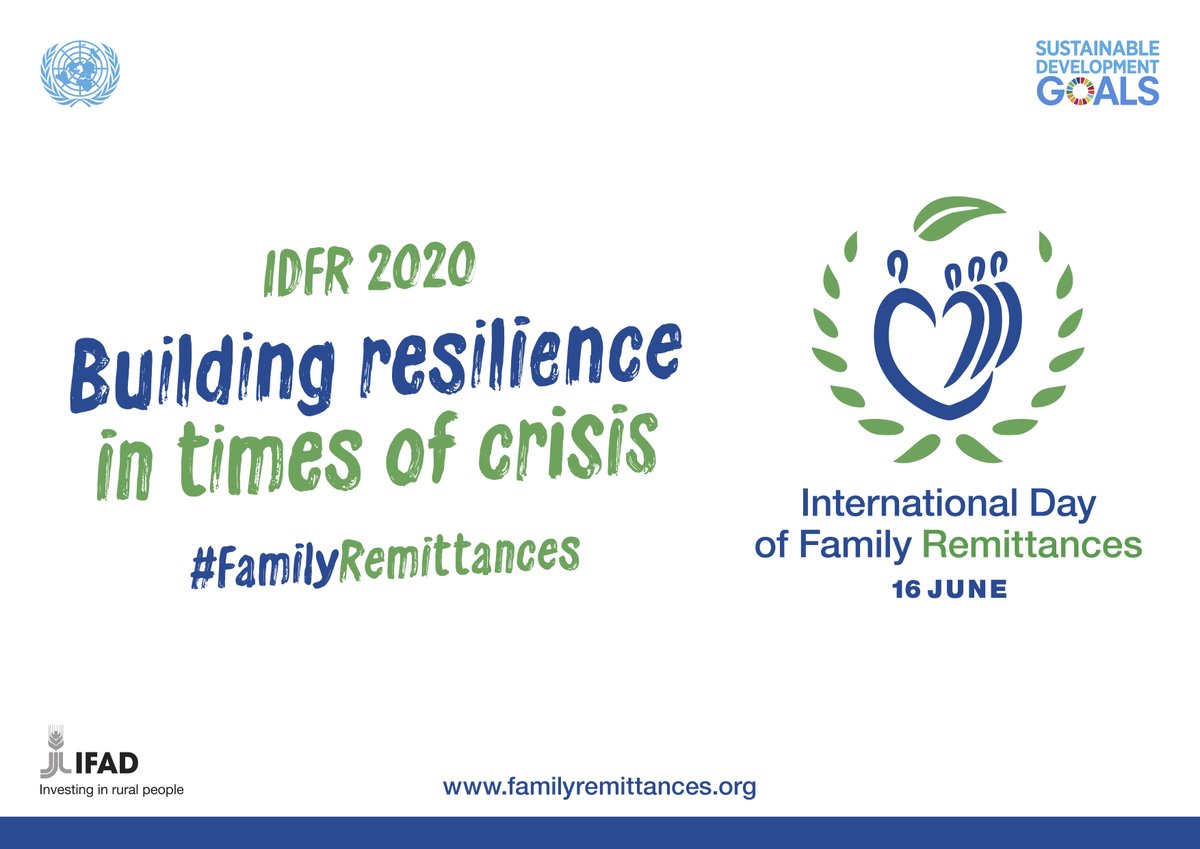 nothingtohide20's tweet photo. Today is the .@UN International Day of #FamilyRemittances. Recognizing the financial contribution of migrant workers to their families and communities back home. 

Find out why remittances matter: https://t.co/QlSw1mWnLz https://t.co/VwesLgGTlh