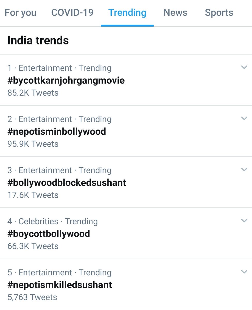 sonu82256's tweet photo. #KaranJoharIsBULLY
#nepotisminbollywood
#bycottkarnjohrgangmovie
#BollywoodBlockedSushant https://t.co/hwMaL7LT4v