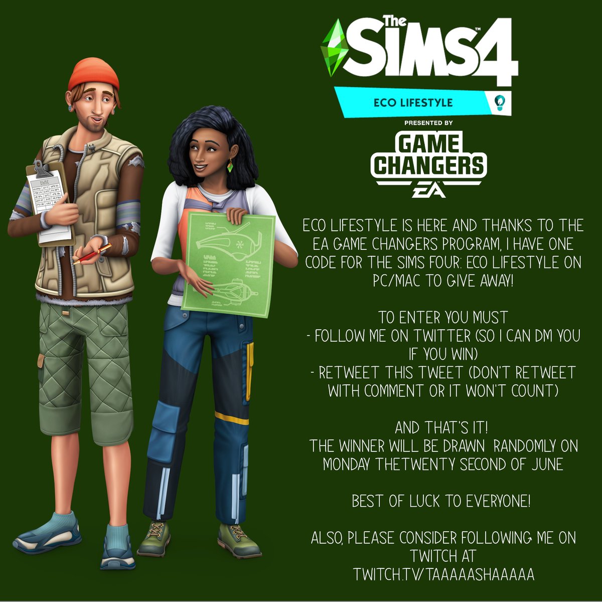 Taaaashaaaaa's tweet image. Get on it! 

#TheSims4 #TheSims4EcoLifestyle #EAGamechangers