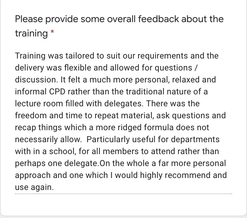 PeActive's tweet image. 🔥 Really enjoying being able to offer this training and support. Still a few days available in July for any departments interested. Get in touch as we would love to help forms.gle/hbUZ7uPrQjdhrH… @HowittPe