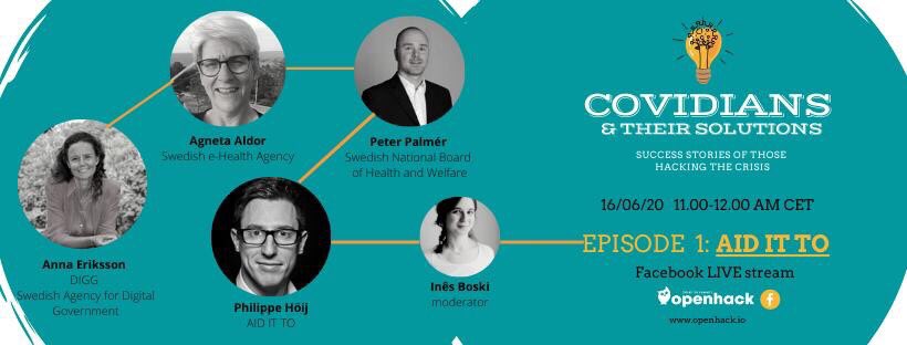 🚀Curious what happened with the solutions from #hackthecrisis and the EU commissions @euvsvirus? 

🌟Join the story of @aid_it_to 
from great idea to real social innovation startup! 

📍Join webinar today Tuesday June 16th at 11 AM openhack.io/events/2020/6/…

<a href="/OpenHackC4H/">Openhack - coding for humanity</a>