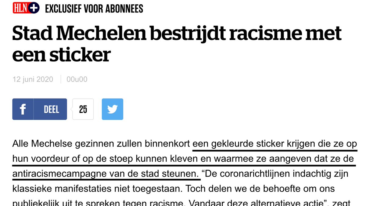 Assita_Kanko's tweet photo. Wow😲Dit is echt te zot voor woorden 😧
Binnenkort in Mechelen, Vlaanderen: "goede burgers" en "slechte burgers", te herkennen aan de sticker op hun raam!!! 

Is dit verbinden, mijnheer Somers? 🤔 https://t.co/5drp4LI5A6