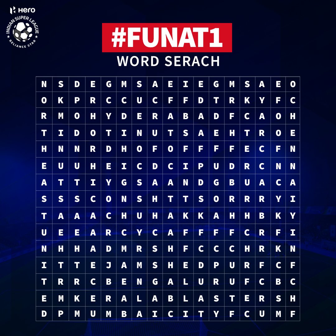 IndSuperLeague's tweet photo. Which is the first #HeroISL team that you spot? 😋
#FunAt1 https://t.co/lhdyXFR6F6