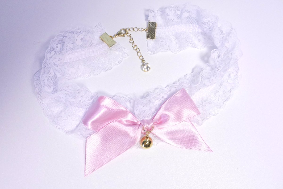 Larme Doll ラルムドール Dmでお取引可能 製作品 猫ちゃんの首輪風チョーカー リボン ピンク幅太め Url T Co Btc7g0fw7q オーダーありがとうございます Larmedoll Larme ラルムドール Larme チョーカー 首輪 ゆめ