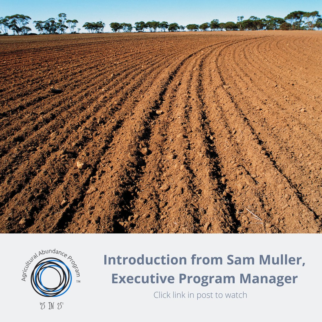 Keep an eye out for our series of videos all about the Agricultural Abundance Program! tinyurl.com/ycjgq22j

#soil #soilhealth #agronomy #agriculture #agriculturalabundance #Australianfarmers #farming  #regenerativefarming #organicfarming   #dairyfarmers #cattlefarmers