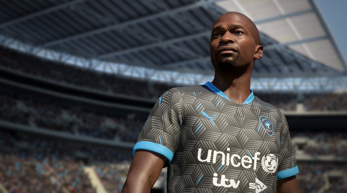 It's amazing to be an ICON in @SoccerAid World XI FC, go and play with us in @easportsfifa now! A fantastic initiative to be a part of with @unicef_uk 💙🌎