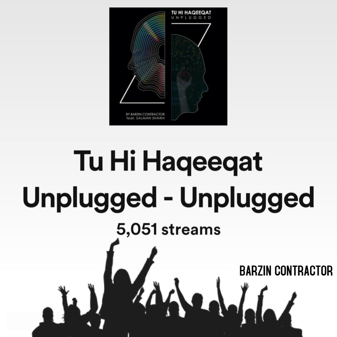 Barzin97's tweet photo. Thanking all my fans for appreciating Tu Hi Haqeeqat Unplugged with 5k+ streams.
.
Listen to Tu Hi Haqeeqat Unplugged by Barzin Contractor: https://t.co/43cLJczq4J
.
#music #musiclove #unpluggedversion #streams #popular #popularmusic #artist #musicartist #upcomingartist https://t.co/tKytog5fMA