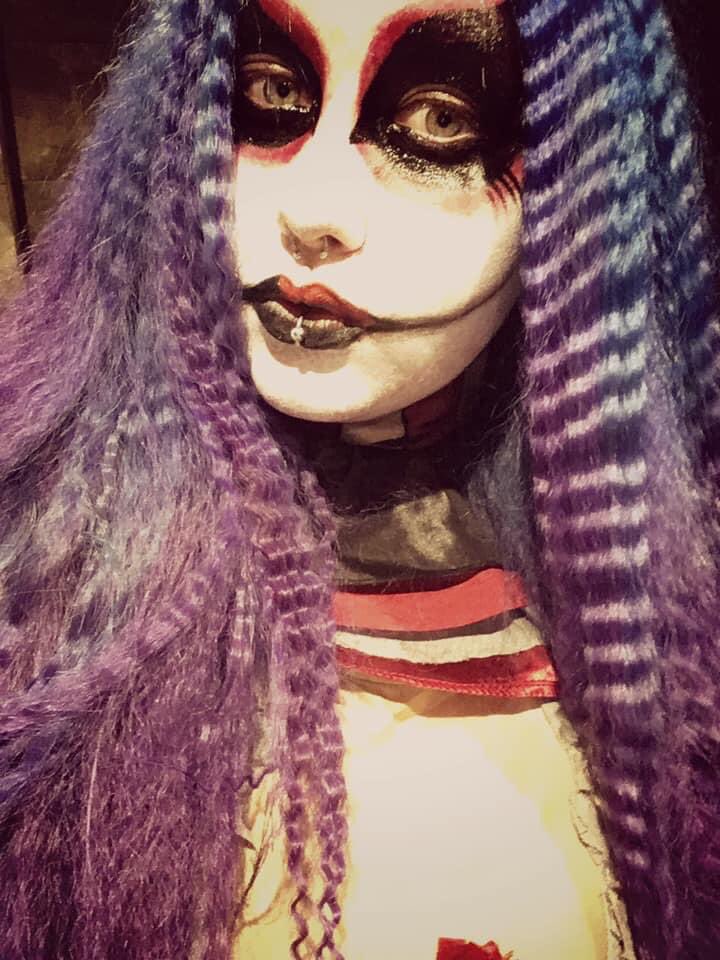 moonchild277's tweet photo. Some scare work with @events2scare #gothgirl #witch #occult #luciferian #model #fetish #fetishmodel #onlyfansgirl #moonchild27 #scareactor #scaremaze #Zombie #clown #vampire #sfx #horror #horrormakeup #events2scare https://t.co/mE4NczRyaR