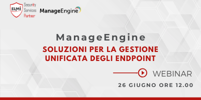 Come controllare l'infrastruttura #IT e renderla sicura? Scopri come gestire i tuoi #endpoint, insieme ai nostri esperti: Giacomo Lo Grande, Gustavo Ivan Stringini e Ezio Stuardi. Iscriviti subito al webinar👉: bit.ly/2UMyTMd