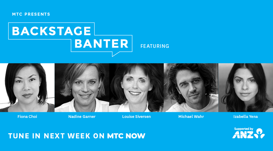 MelbTheatreCo's tweet photo. We're so excited to announce the five fabulous actors who will be joining us for Backstage Banter, a video panel discussion supported by @ANZ_AU! 
Tune in this Friday to hear them discuss their processes, career highlights and answer audience questions from #MTCNOW https://t.co/abIhC83JSL