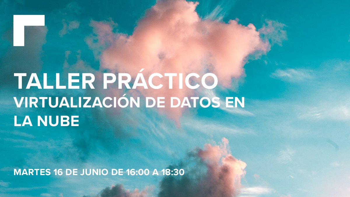 🕐🕘🕙 Hoy de de 16:00 a 18:30
📢 #taller virtual 👉  bit.ly/3eLDBRP
Donde podrás probar @denodo Platform de primera mano en un entorno de #Cloud. #virtualizaciondedatos #datos #nube