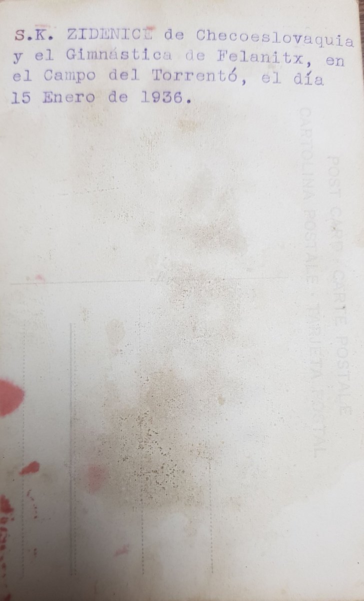 CFelanitx's tweet image. Partit internacional amistos 15 gener 1936 camp del torrentó.
Gimnastica de felanitx 
S.K. Zidenice de txecoslovaquia.