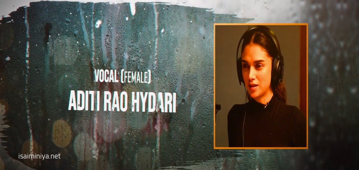 iamsathishssk's tweet photo. #JailFirstSingle 
Addict for @dhanushkraja voice 🎧
@aditiraohydari unexpected beautiful voice 
@gvprakash
Fantastic musical https://t.co/OPFMUkHIR8