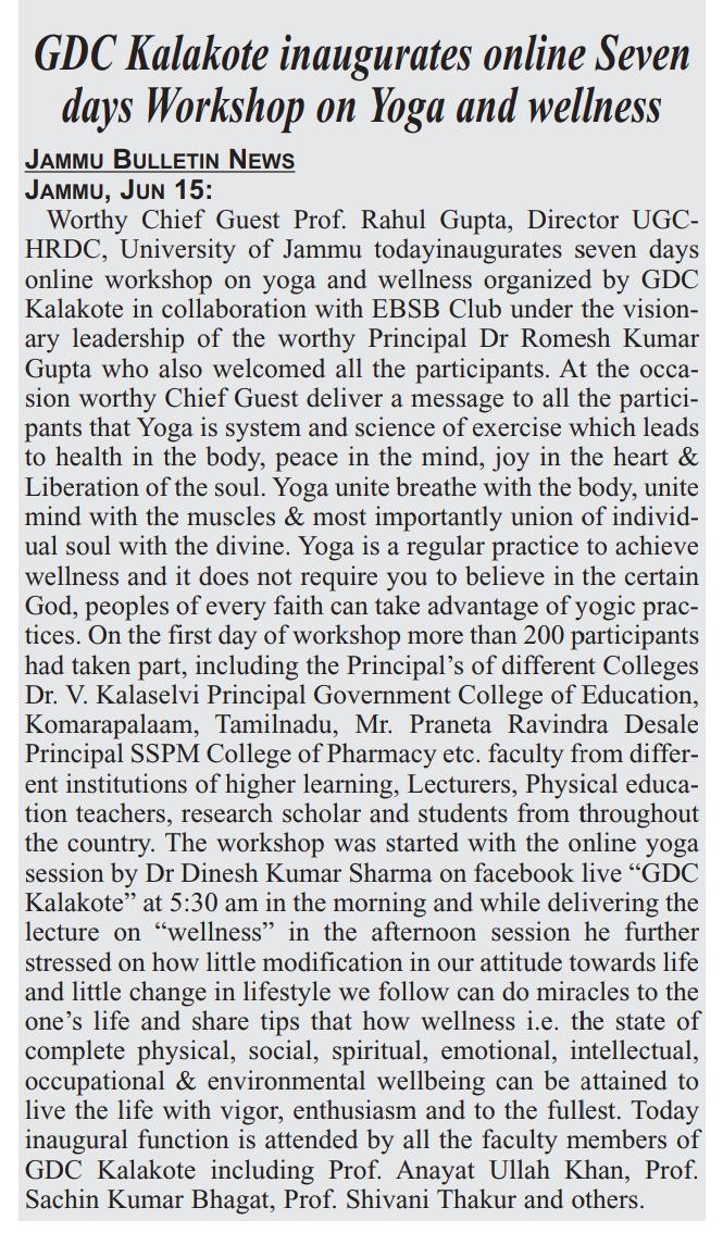 ebsbrusa's tweet photo. EBSB club gdc Kalakote, J&amp;K #EBSBRUSAGOI #EkBharatShreshthaBharat @HRDMinistry @EBSB_MHRD https://t.co/QvB3AqU02L