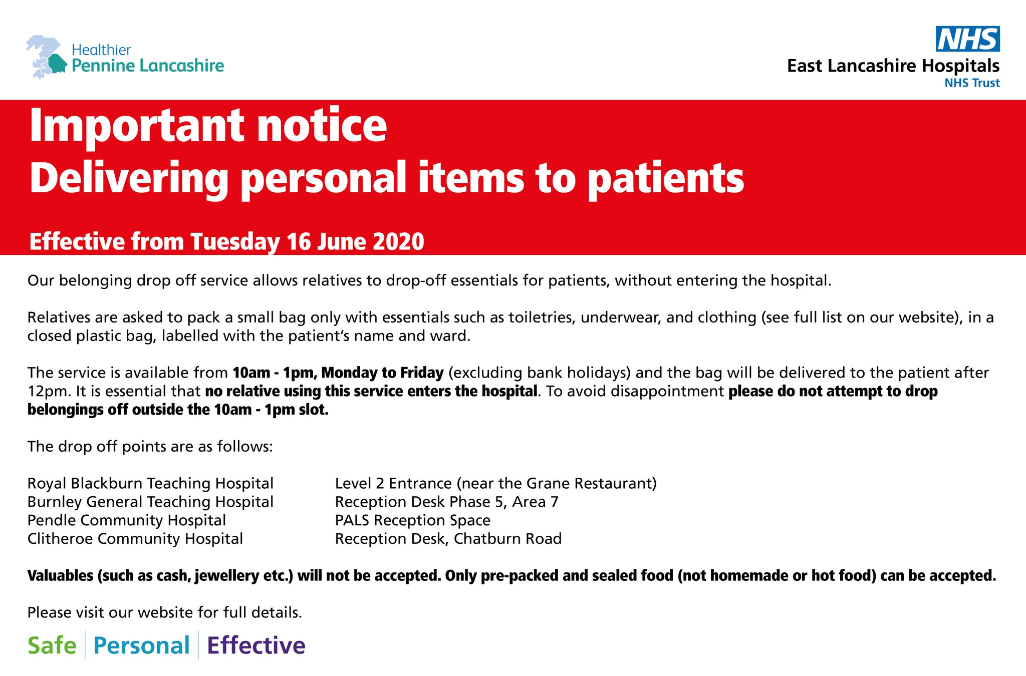 hospital bag essentials nhs