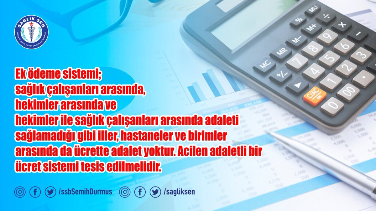 ssbsemihdurmus's tweet photo. Ek ödeme sistemi;
sağlık çalışanları arasında, hekimler arasında, 
hekimler ile sağlık çalışanları arasında adaleti sağlamadığı gibi iller, hastaneler ve birimler arasında da ücrette adalet yoktur. 
Acilen adaletli bir ücret sistemi tesis edilmelidir. https://t.co/3o6rEndSKO