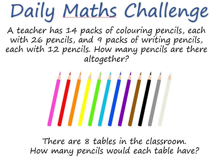 MoorePrimary's tweet image. DAILY MATHS CHALLENGE

Can you solve this multi-step maths problem? 🤔

Post your solutions below! 

 #homelearning #mathsathome #mathschallenge