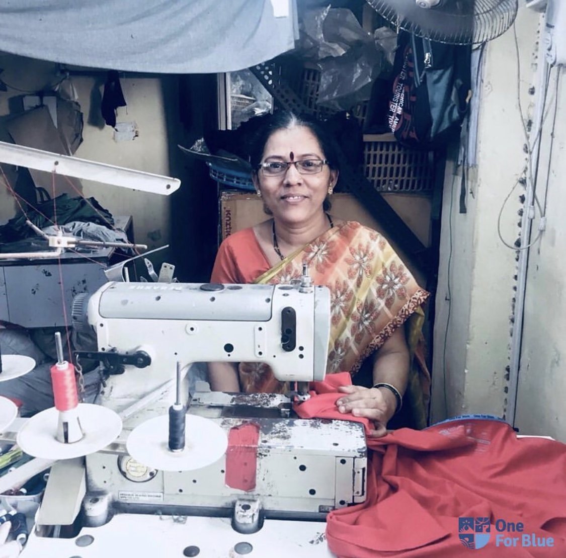 OneForBlue's tweet image. Urmila Patil "It's difficult to survive in Mumbai. I am thankful to One For Blue for giving me an opportunity to work"

We are glad to help our frontline workers in such testing times. We are coming up with masks! :)

#MadeInIndia #VocalForLocal #frontlineworkers #oneforblue
