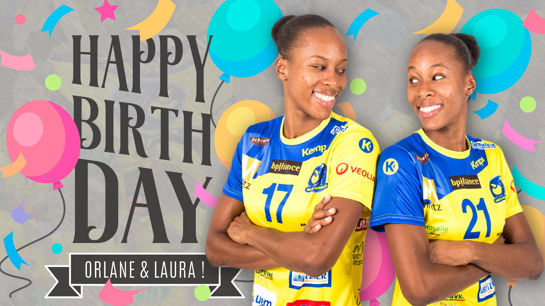 تويتر Metz Handball على تويتر Joyeux Anniversaire A Nos Dragonnes Orlane Kanor Laura Kanor Qui Fetent Aujourd Hui Leurs 23 Ans T Co 3yups4niff