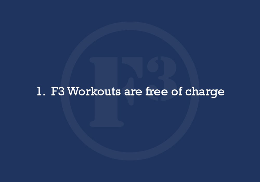 We wouldn’t make it free if we didn’t want our message in front of all men...
<a href="/F3Nation/">F3</a>