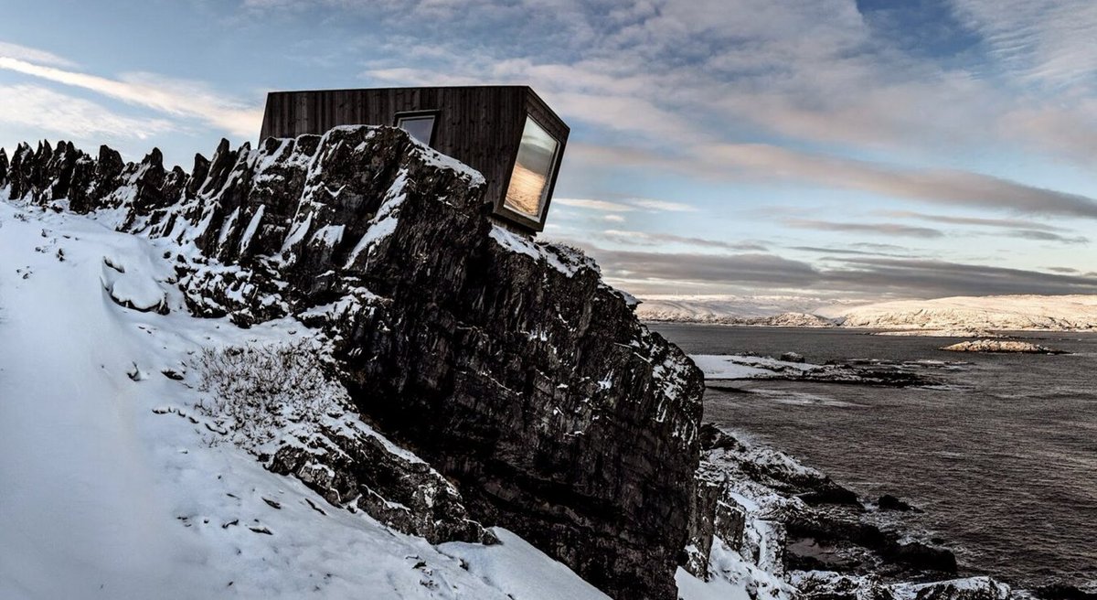 elusive_moose's tweet photo. #Nature + #architecture = ♥️ Check out Biotope's brand new website https://t.co/RDw8SWeqAr 😊 Based in Vardø, Finnmark, @BiotopeOffice design and build cool nature shelters, mini cabins and bird hides for great nature experiences! #Norway #birding #outdoors #followershoutout https://t.co/nuoQjkyGpK